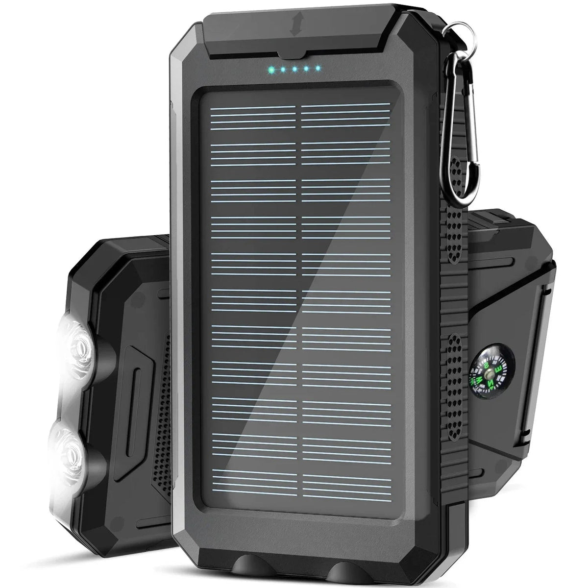 Batterie externe solaire portable et étanche IP67