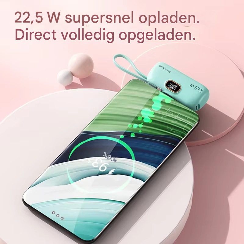 Batterie portable 22,5 W avec affichage numérique