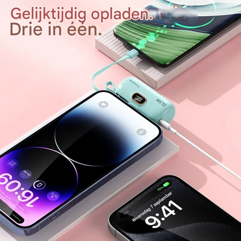 Batterie portable 22,5 W avec affichage numérique