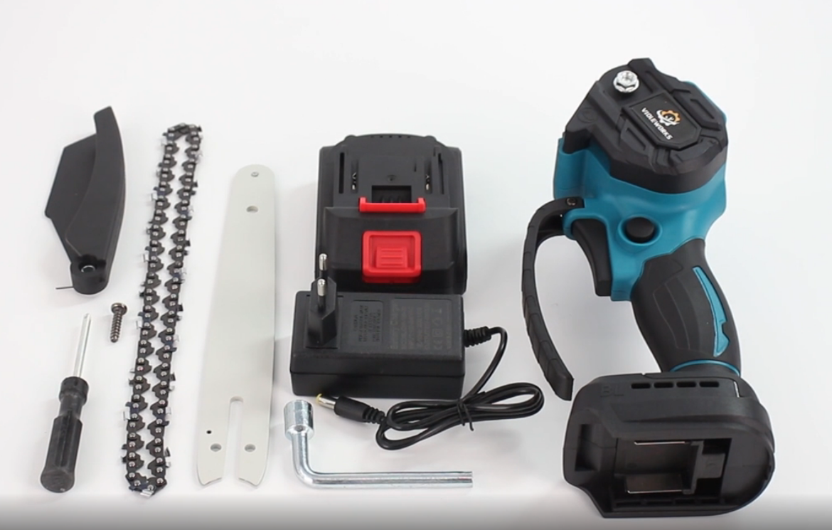 Battery Chainsaw - Simplified Wood Cutting!
