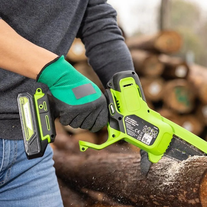 Battery Chainsaw - Simplified Wood Cutting!