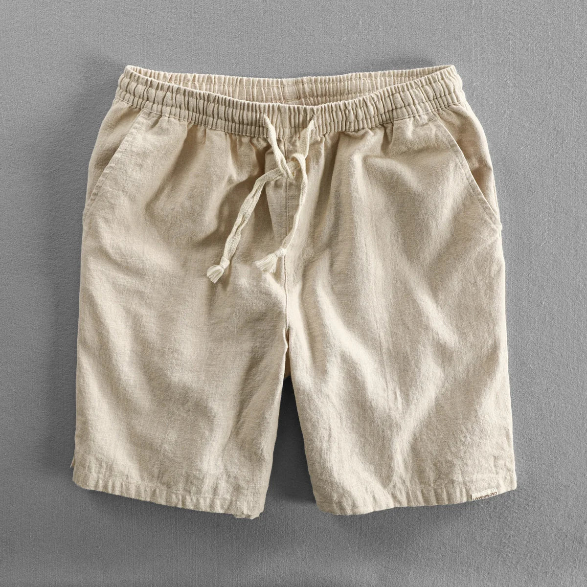 Bermuda homme casual à taille élastique