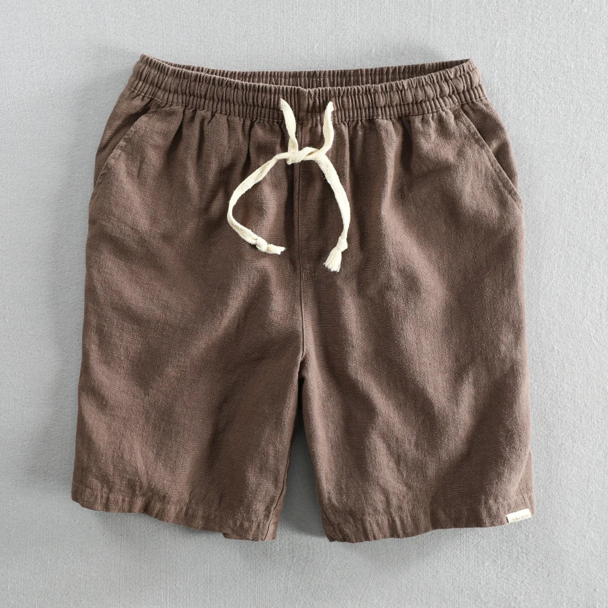 Bermuda homme casual à taille élastique