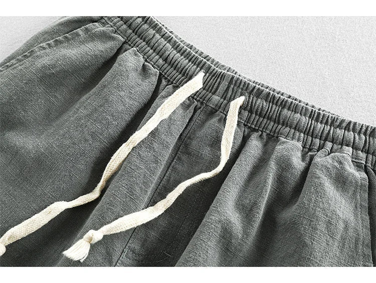 Bermuda homme casual à taille élastique