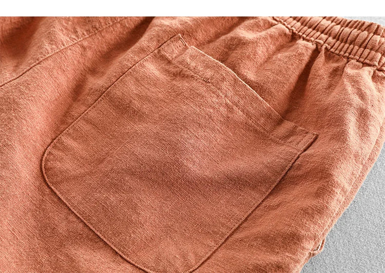 Bermuda homme casual à taille élastique