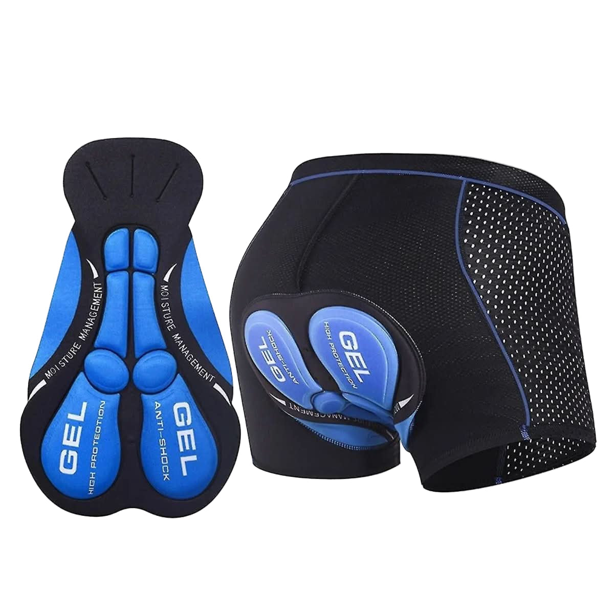 BIKERIDE Shorts - Gel-padded cycling shorts against saddle pain
