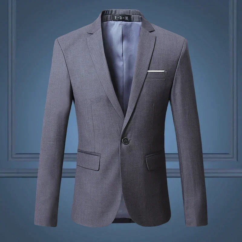 Blazer classique pour homme - Élégance intemporelle pour toutes les occasions automnales