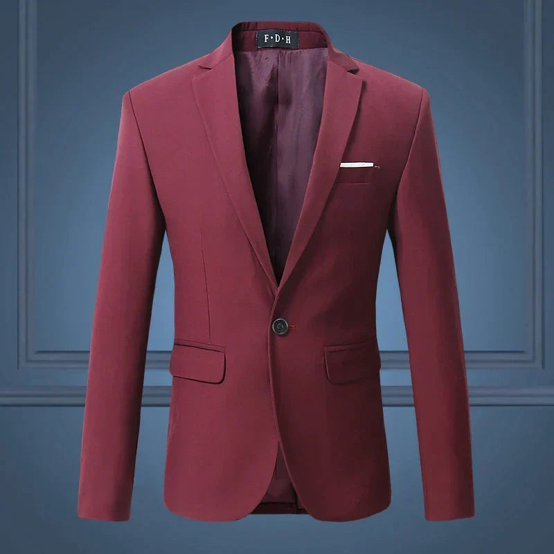 Blazer classique pour homme - Élégance intemporelle pour toutes les occasions automnales