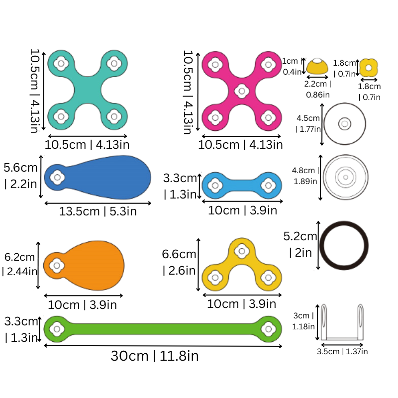 Blocs de construction magnétiques pour enfants, jouet STEM
