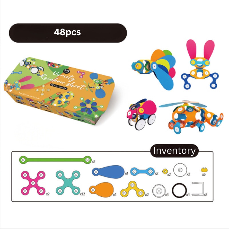 Blocs de construction magnétiques pour enfants, jouet STEM