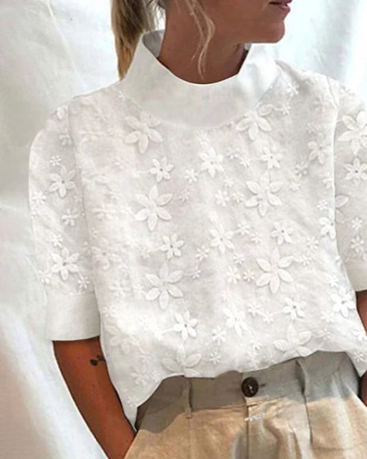 Blouse brodée pour femme