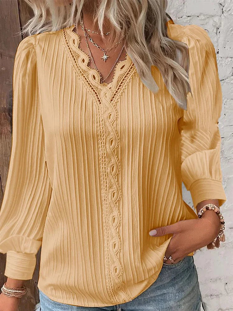 Blouse pour femme avec détails élégants