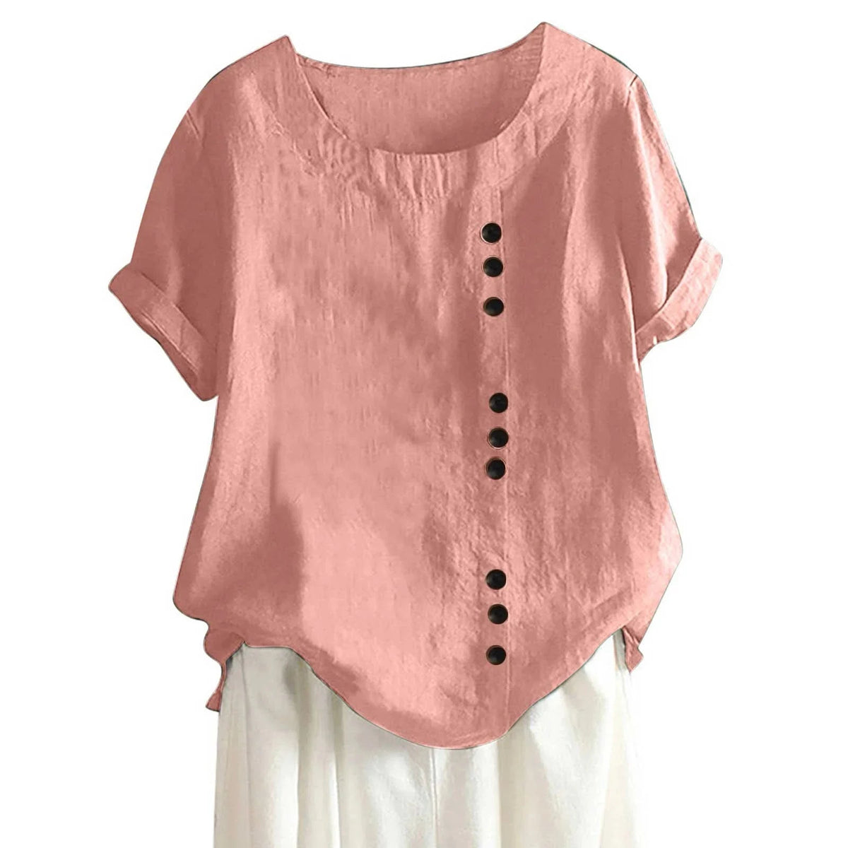 Blouse pour femme avec fermeture à boutons