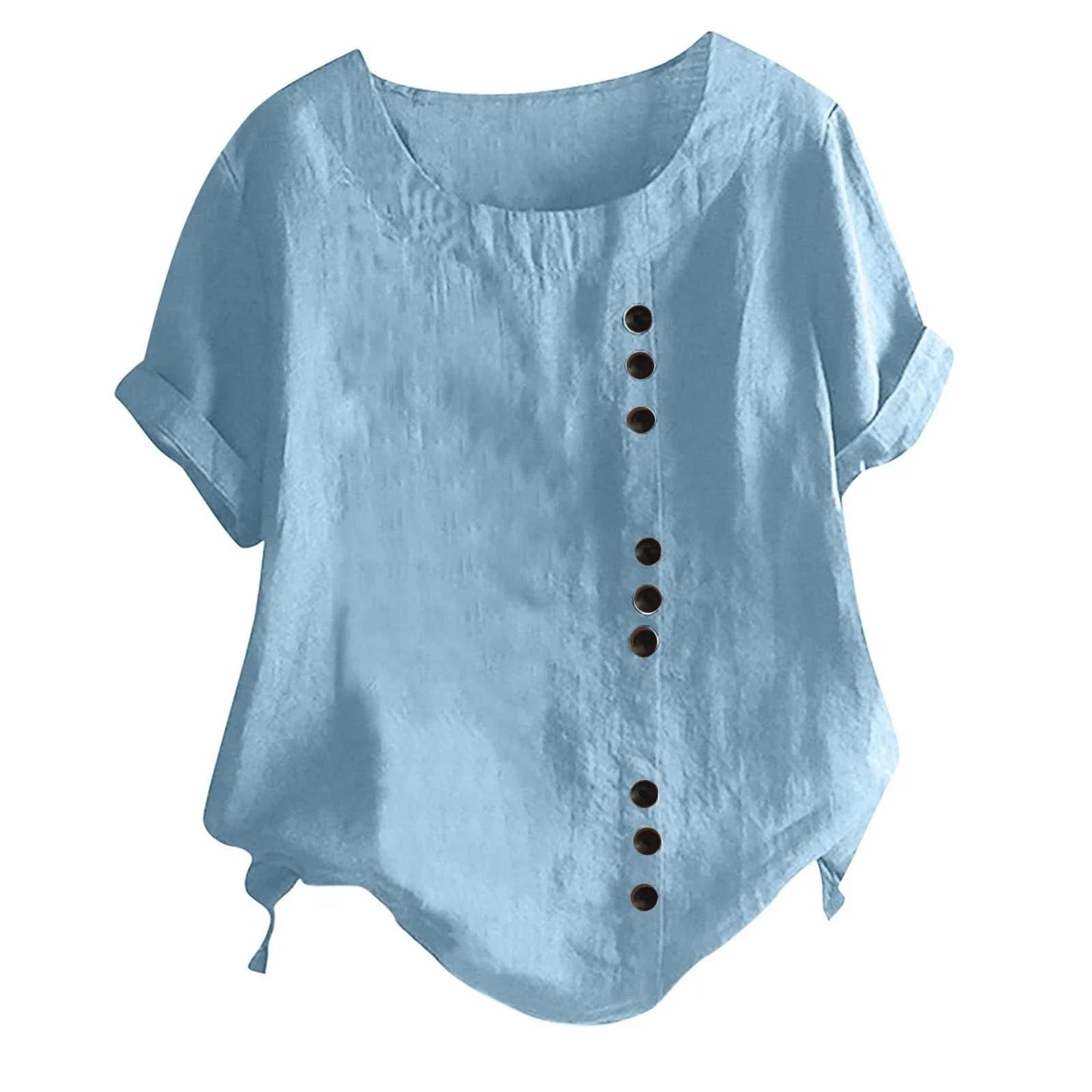Blouse pour femme avec fermeture à boutons