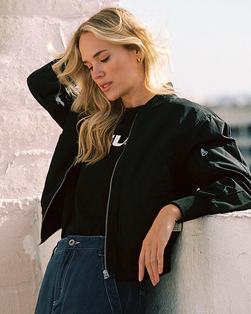 Blouson bomber classique pour femme