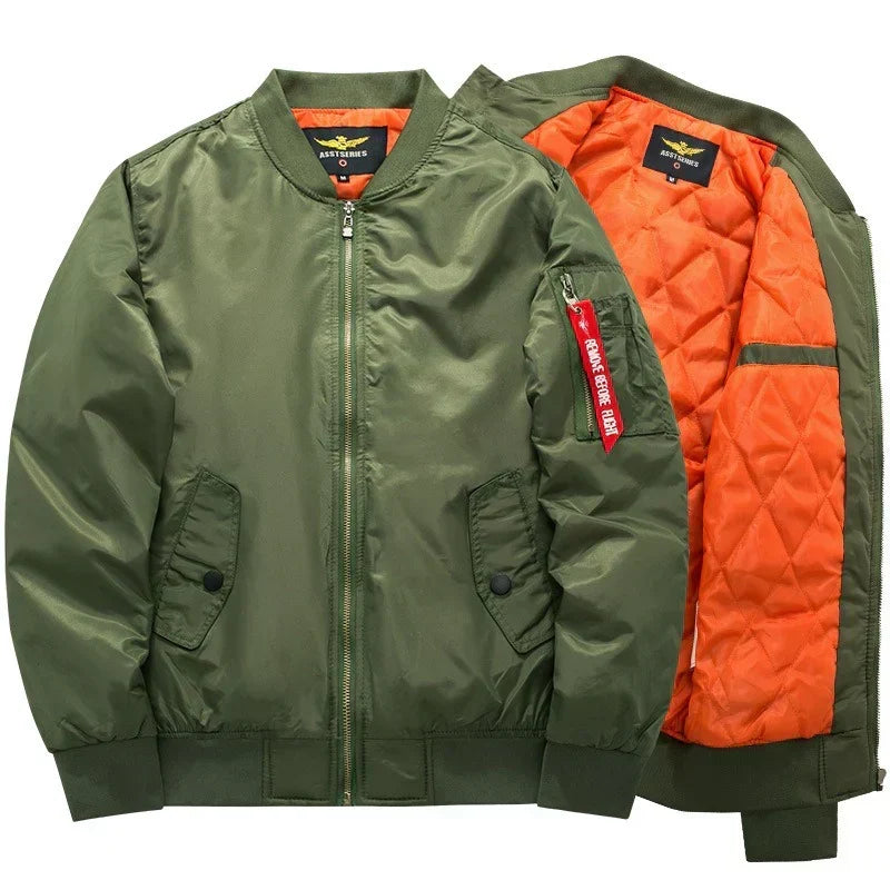 Blouson bomber pour homme avec doublure matelassée