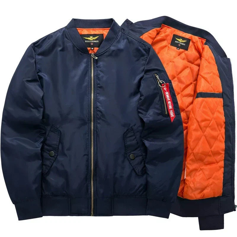 Blouson bomber pour homme avec doublure matelassée