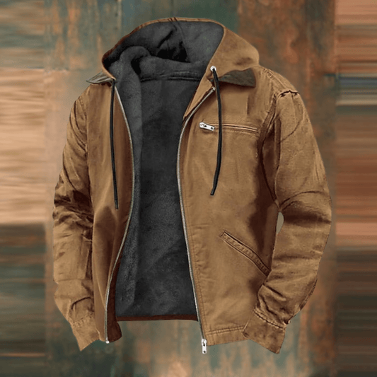 Blouson décontracté à capuche pour homme