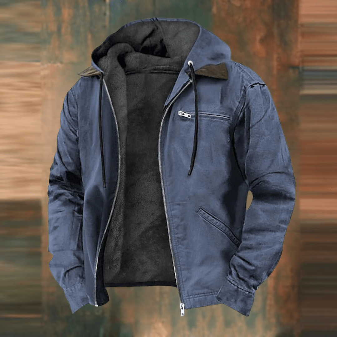 Blouson décontracté à capuche pour homme