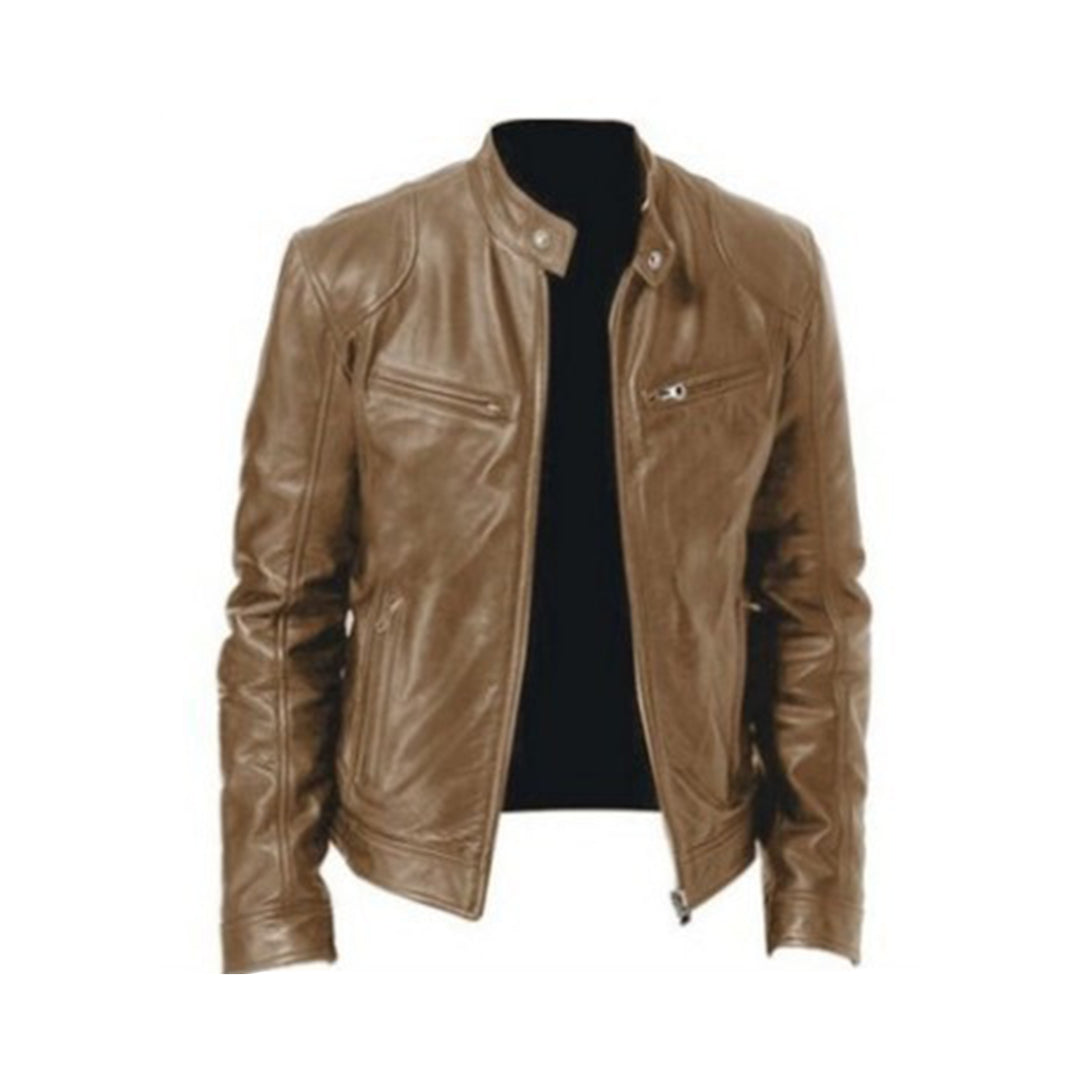 Blouson en cuir pour homme – style élégant pour toutes les occasions