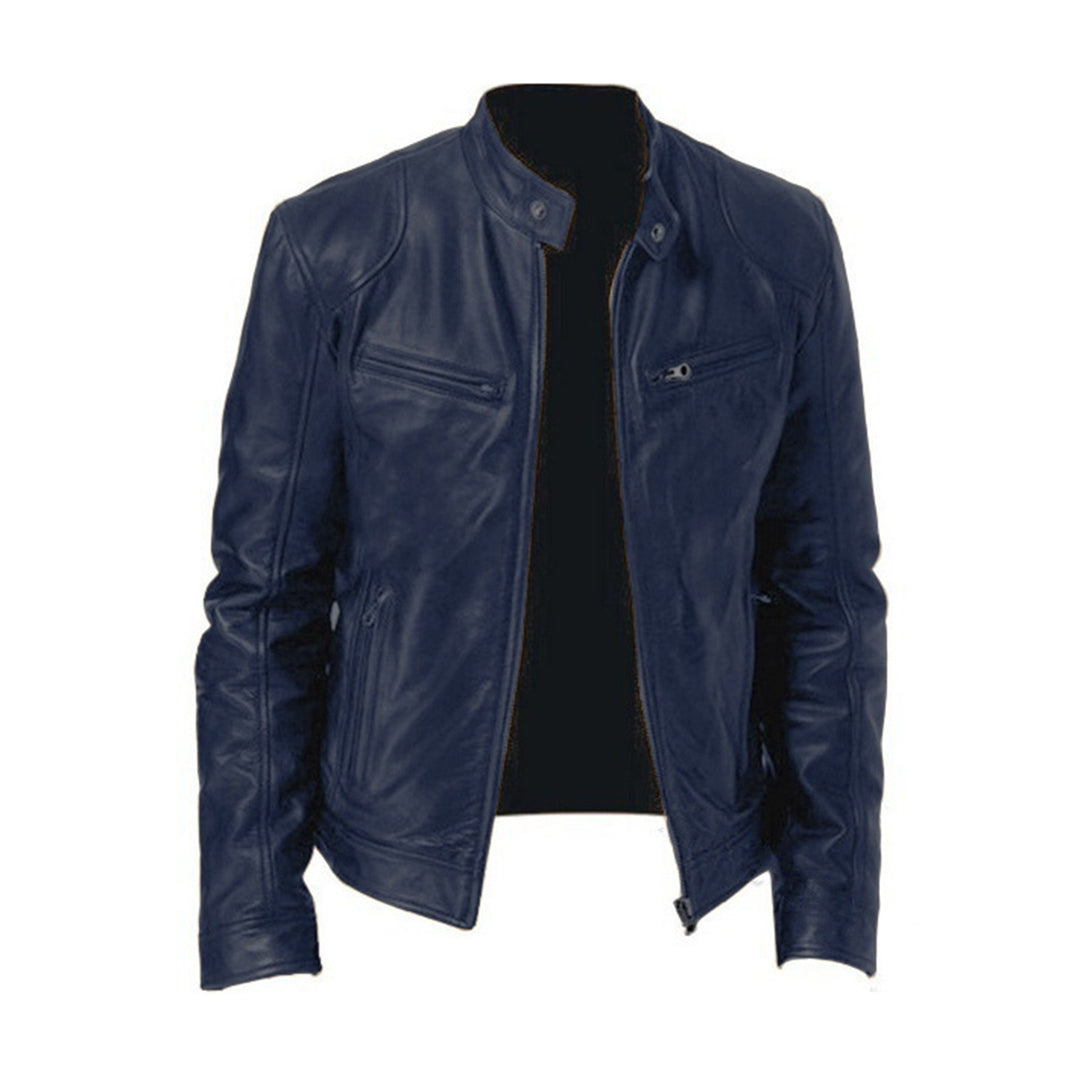 Blouson en cuir pour homme – style élégant pour toutes les occasions