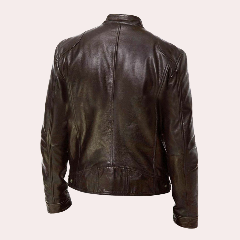 Blouson en cuir pour homme – style élégant pour toutes les occasions
