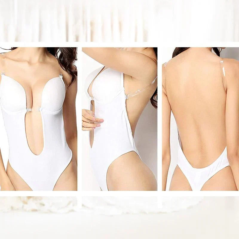 Body soutien-gorge dos-nu pour un maintien invisible