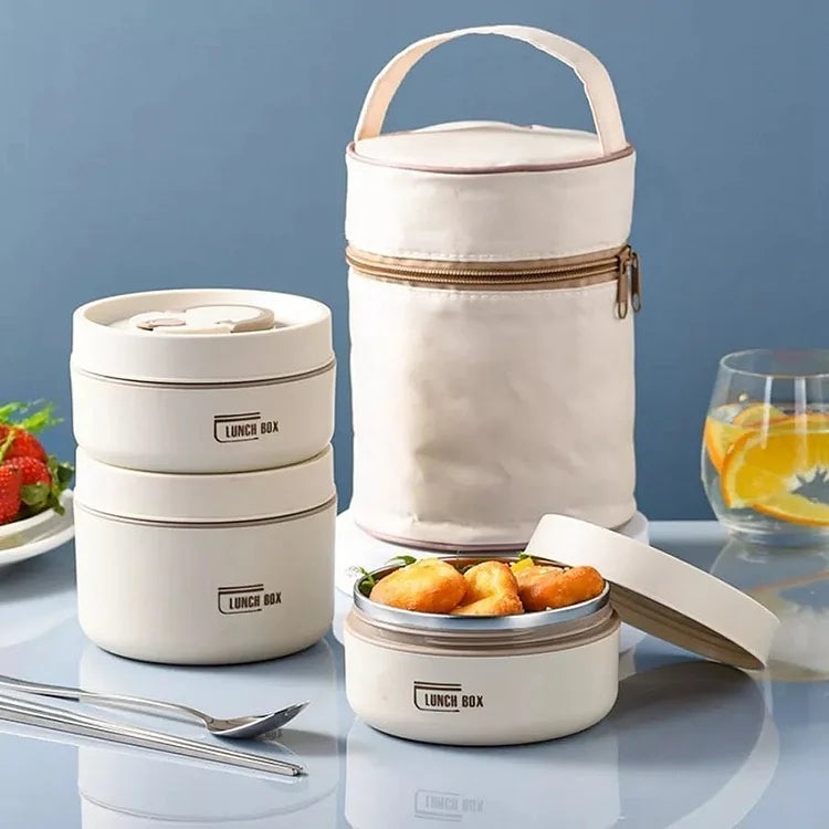 Boîte à lunch isotherme en acier pour hommes – Pratique
