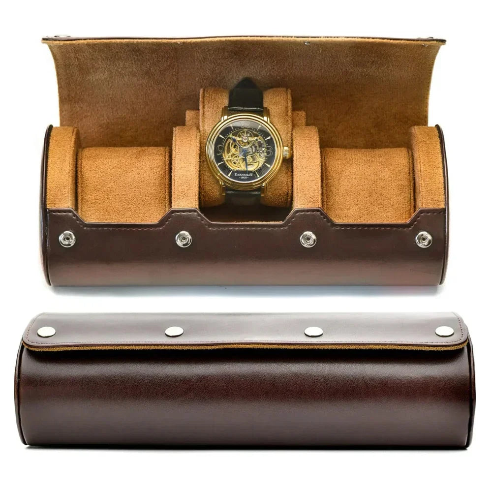 Boîte à montres – Écrin de luxe en cuir véritable