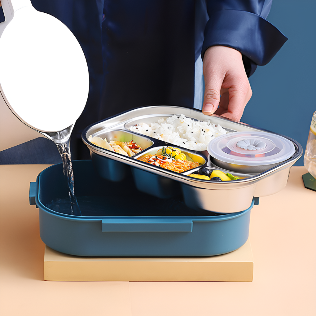 Boîte alimentaire isotherme en acier inoxydable