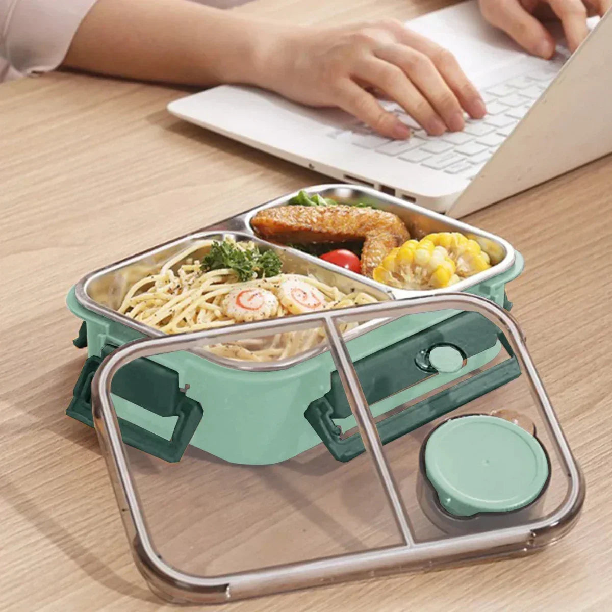 Boîte alimentaire isotherme étanche pour repas chauds à emporter