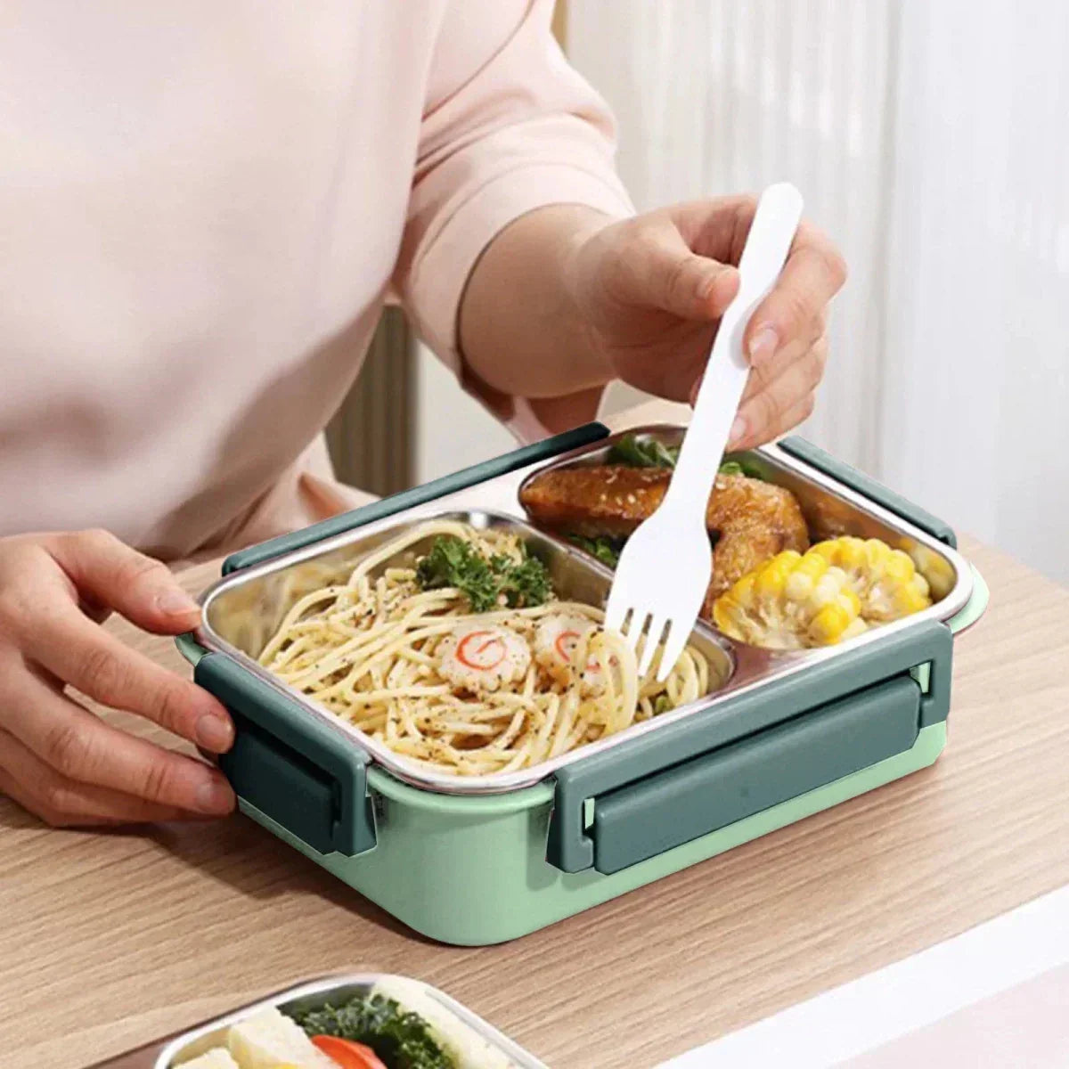Boîte alimentaire isotherme étanche pour repas chauds à emporter