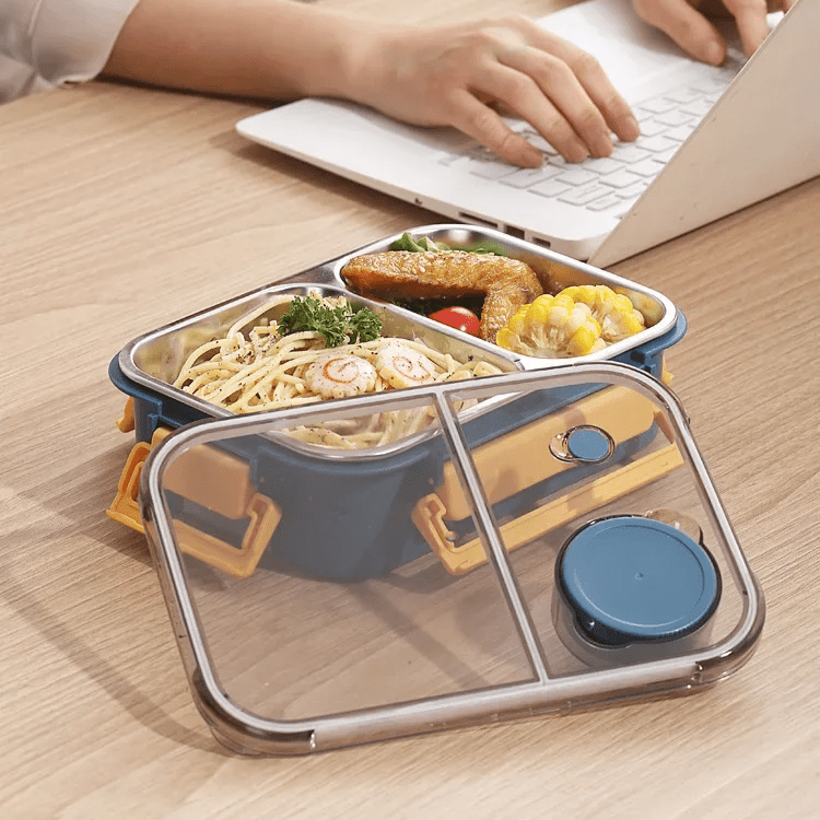 Boîte alimentaire isotherme étanche pour repas chauds à emporter