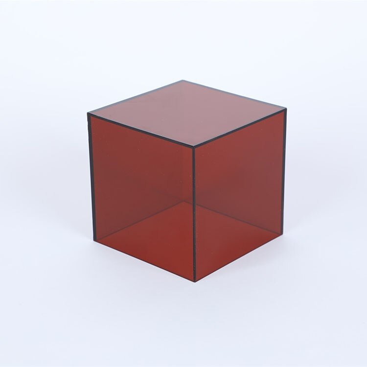 Boîte de rangement et présentation en acrylique colorée