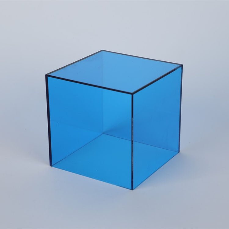 Boîte de rangement et présentation en acrylique colorée