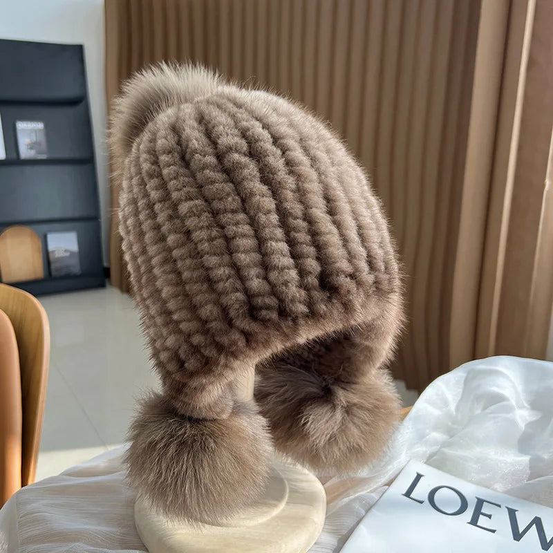 Bonnet en vison