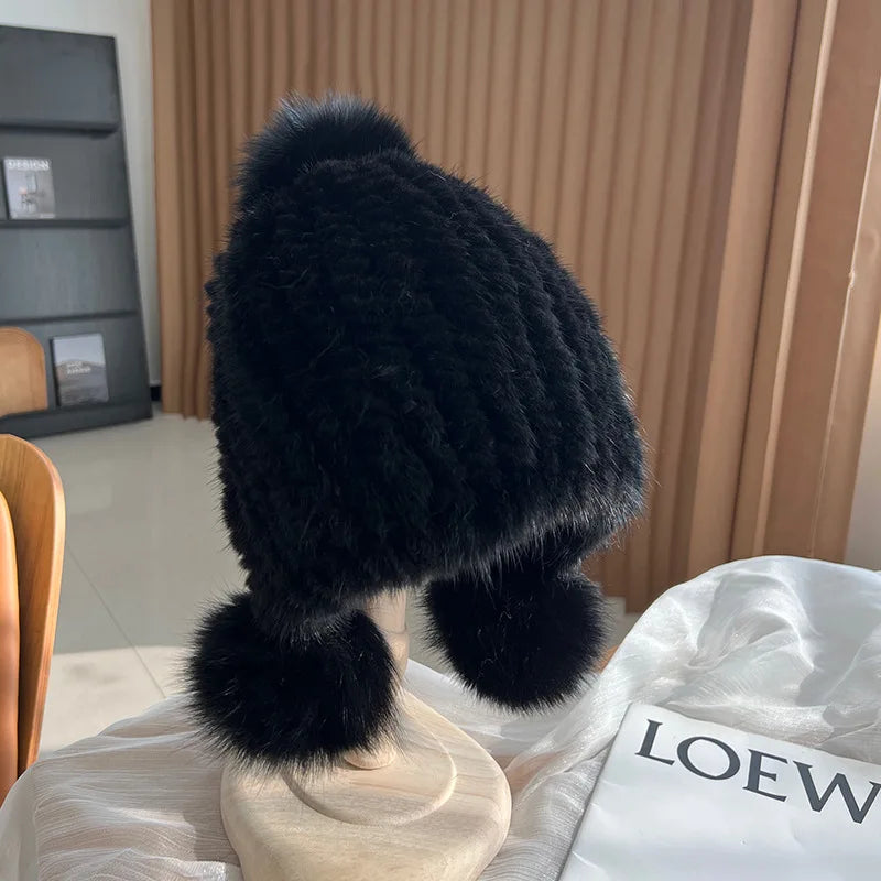 Bonnet en vison