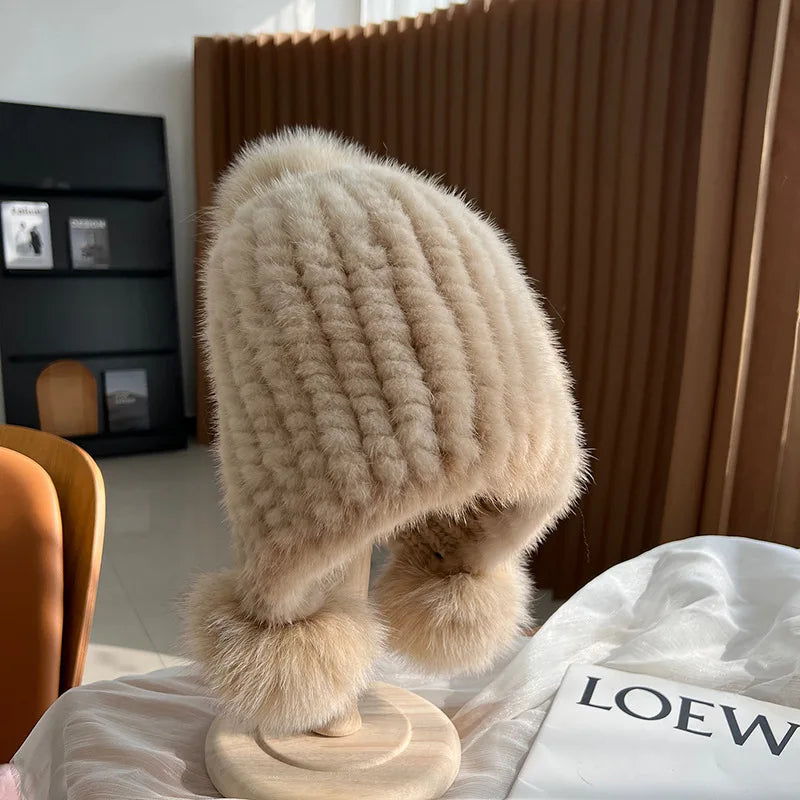 Bonnet en vison