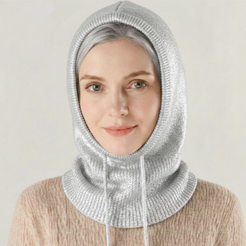 Bonnet tricoté doux en mélange de cachemire pour l'hiver et les journées froides