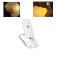 Knižná lampa s klipom a USB nabíjaním - nastaviteľná čítacia lampa