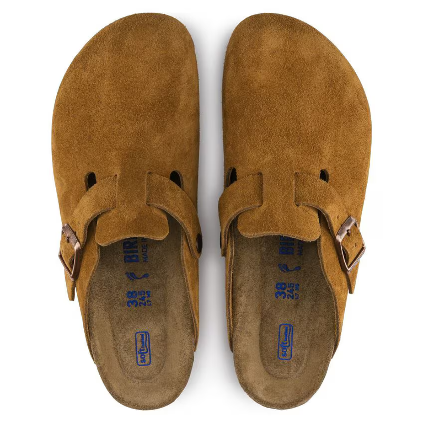 Boston | Taupe Suede – Classic Clogs with Cushioned Anatomical Footbed