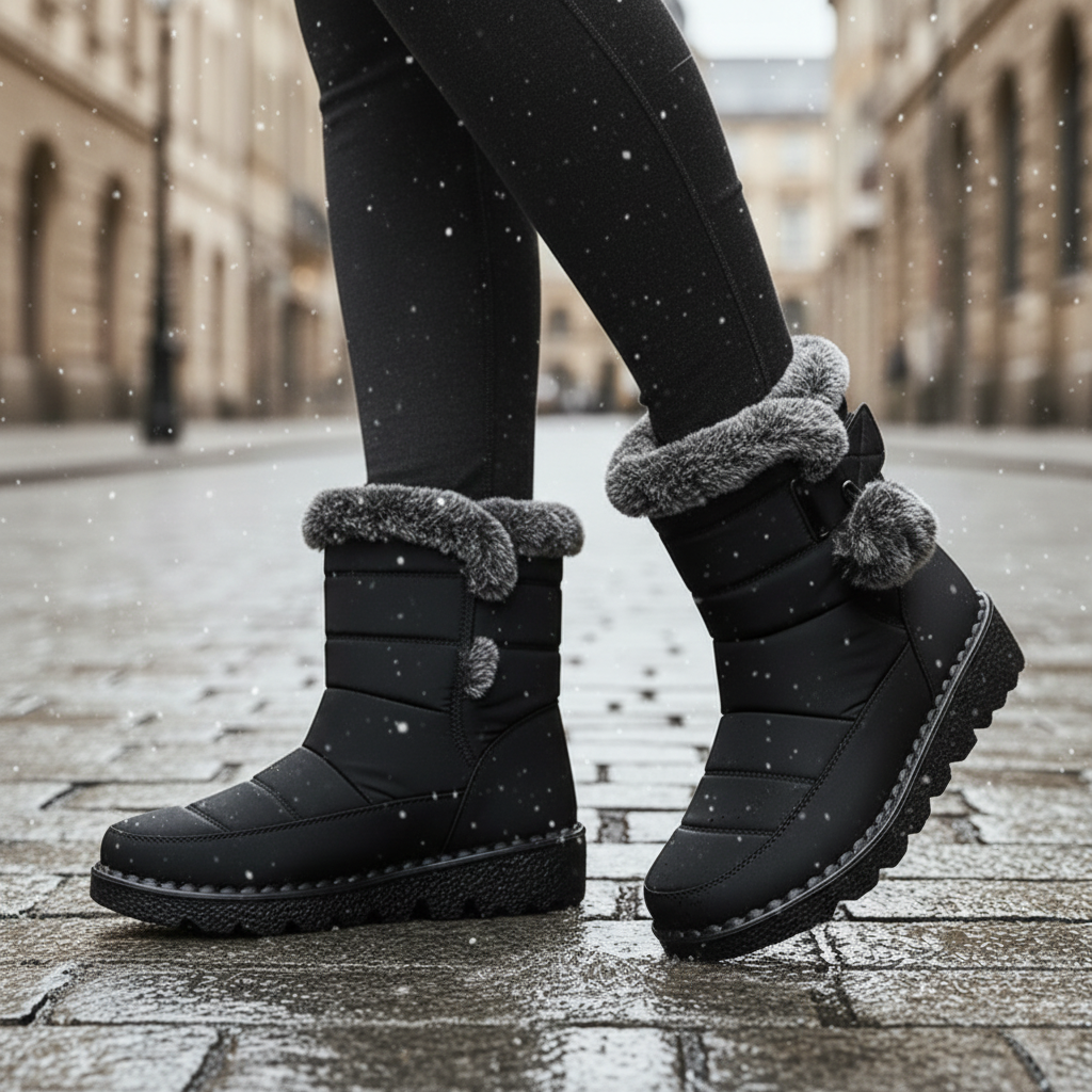 Bottes d'hiver thermiques pour femme