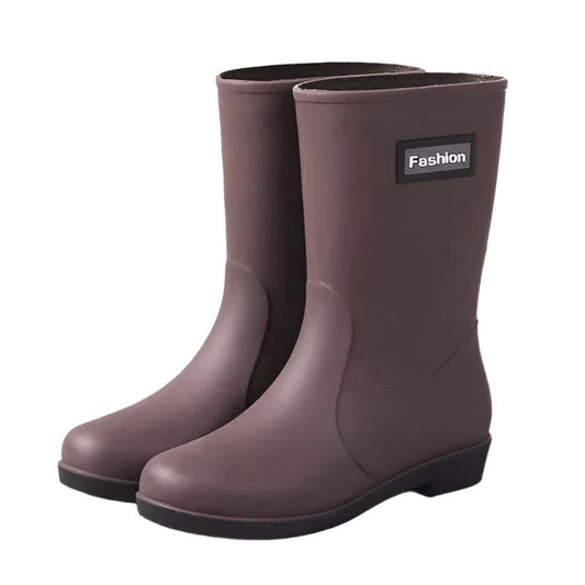 Bottes de pluie mi-hautes pour femme