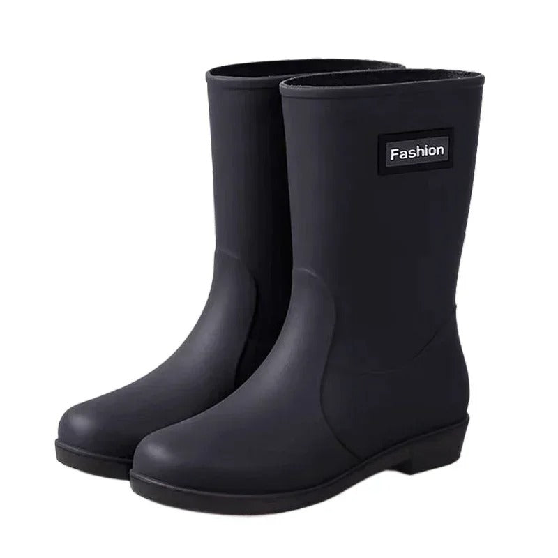Bottes de pluie mi-hautes pour femme