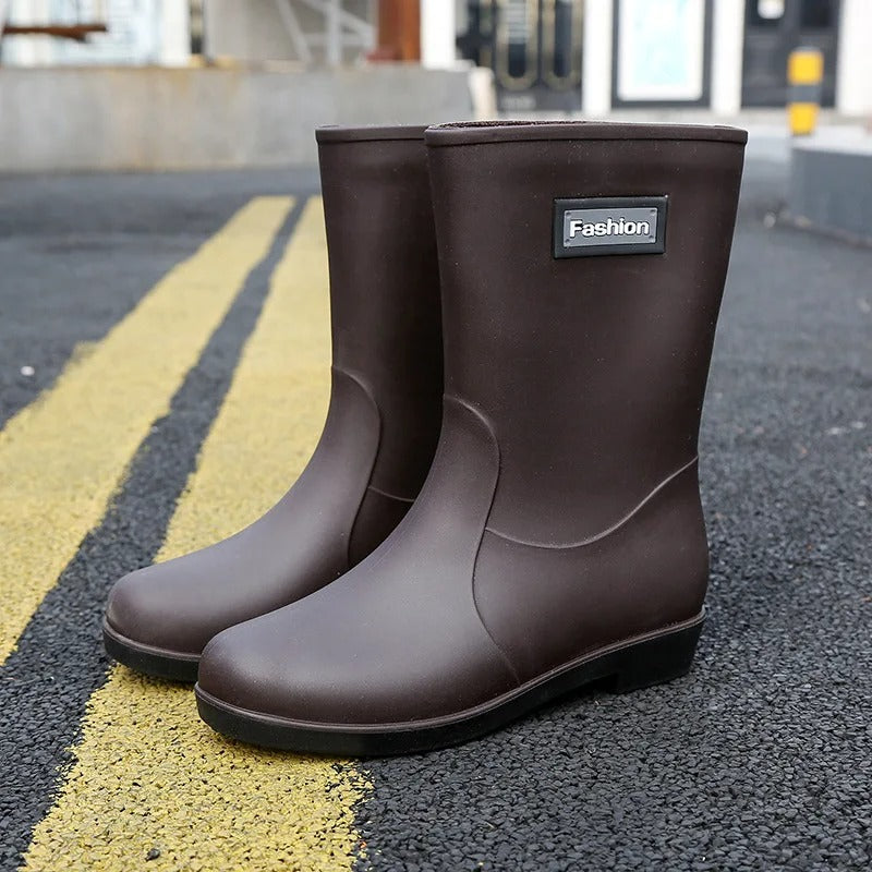 Bottes de pluie mi-hautes pour femme
