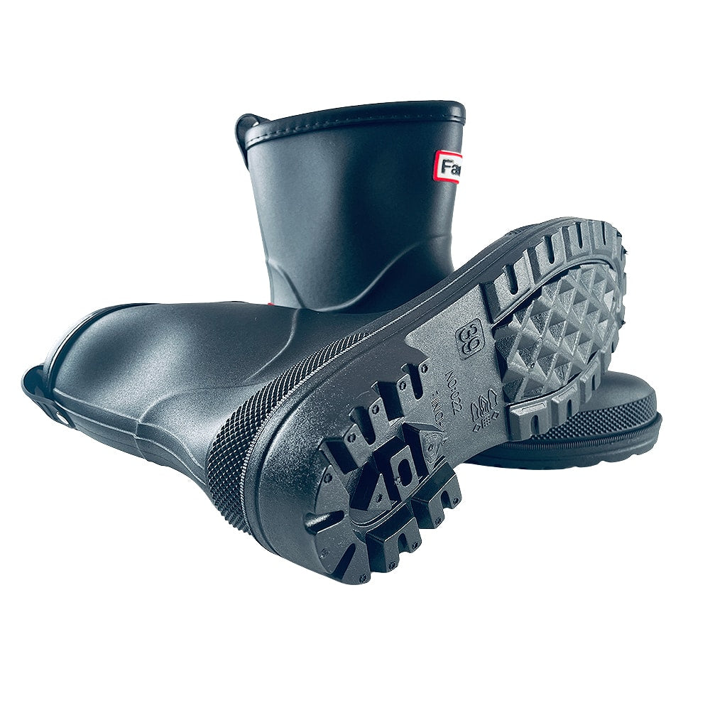 Bottes en caoutchouc pour femme modèle noir ou rose