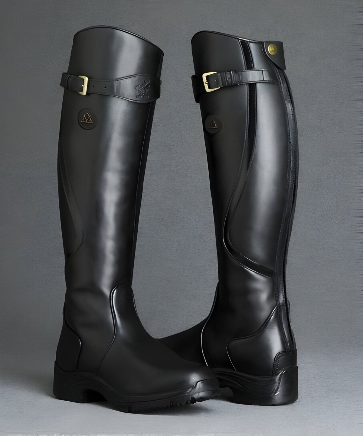 Bottes hautes imperméables pour femme avec semelle antidérapante