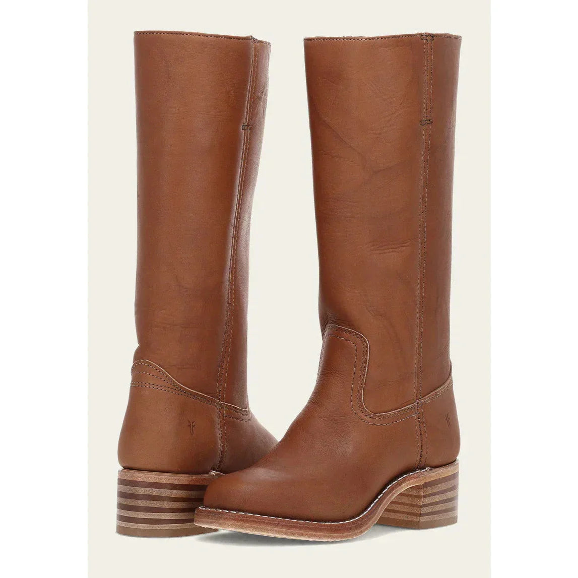 Bottes hautes pour femme à bout carré et talon bloc stable