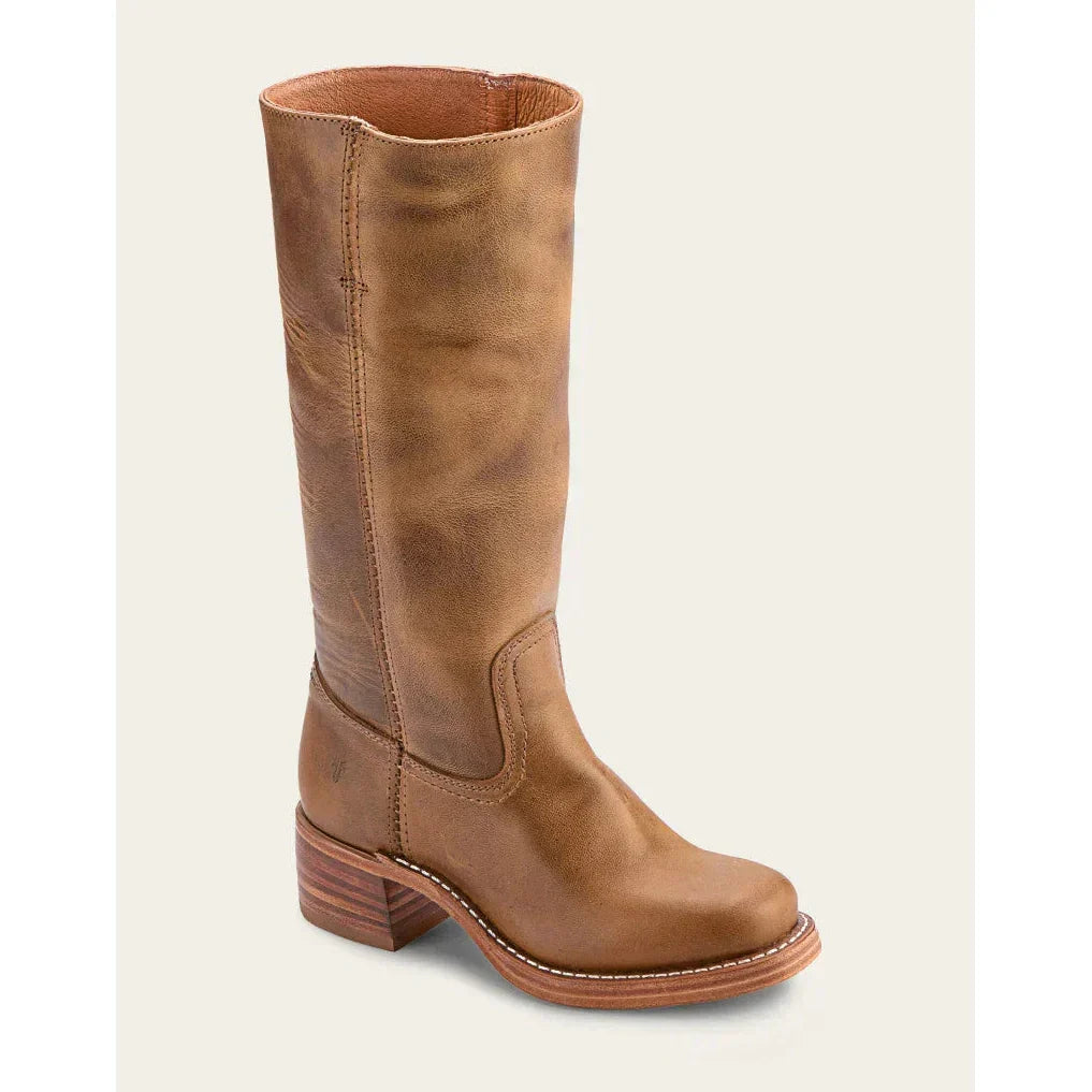 Bottes hautes pour femme à bout carré et talon bloc stable
