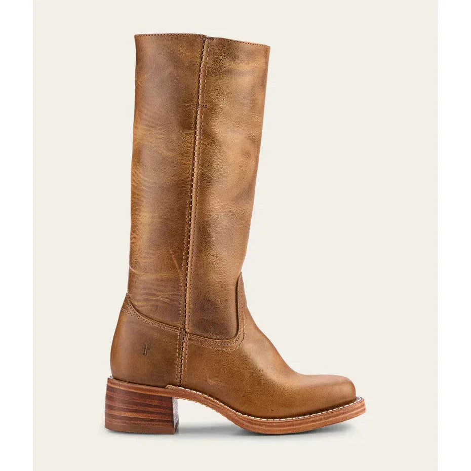 Bottes hautes pour femme à bout carré et talon bloc stable
